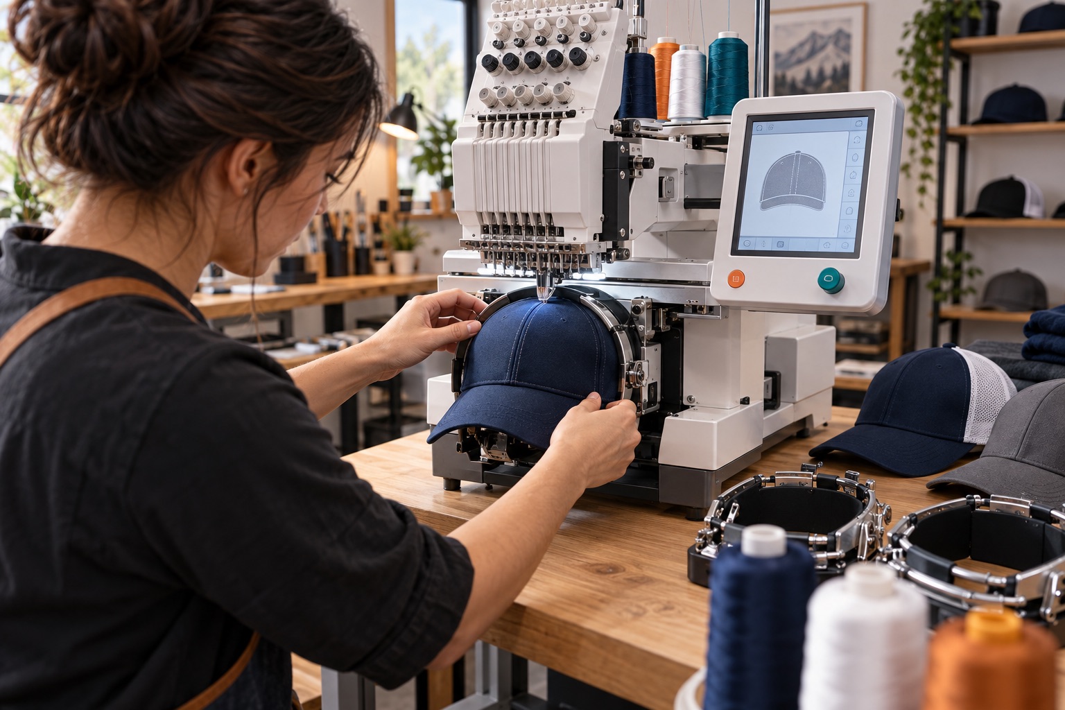 Cap Embroidery Machine Setup Guide