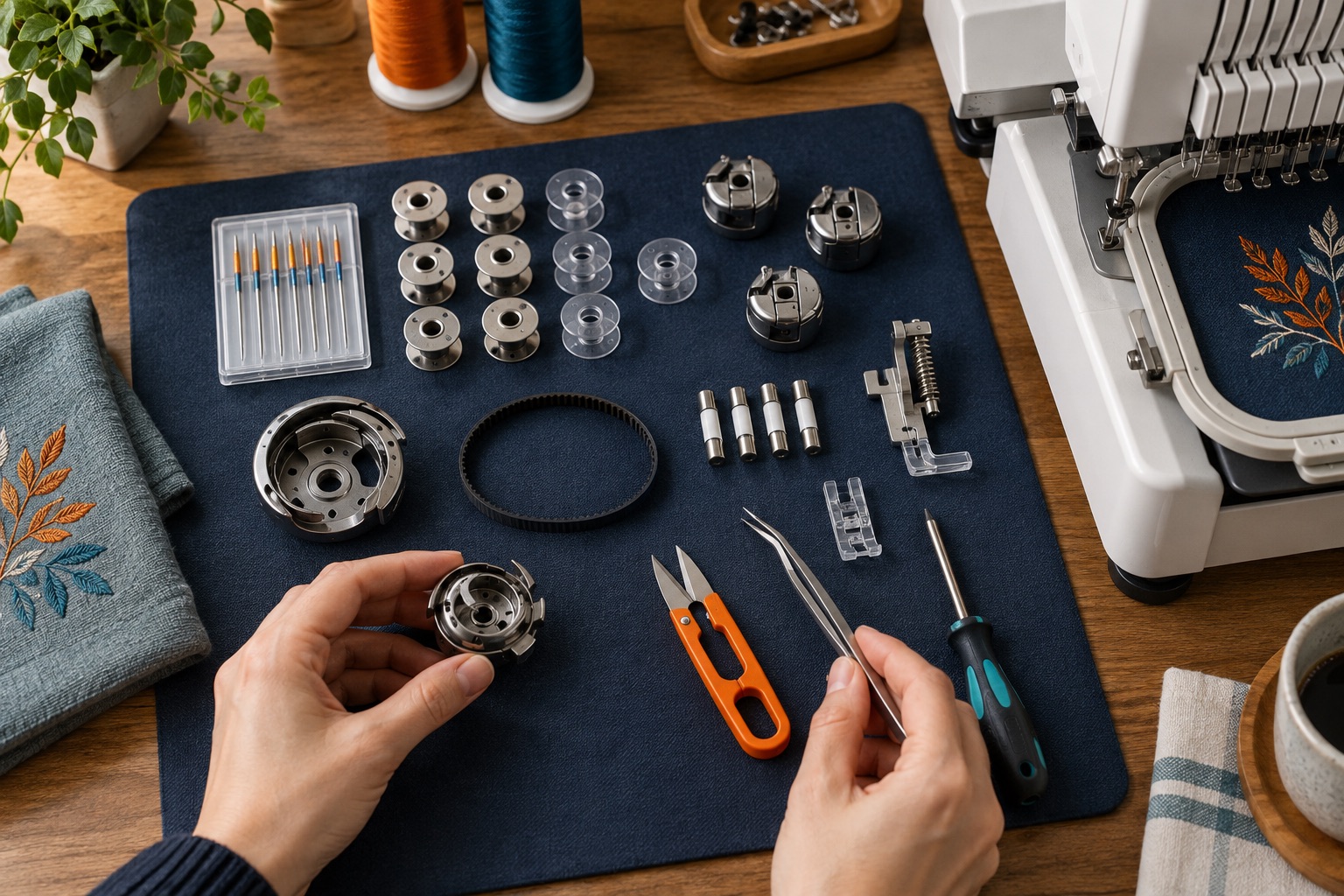 Embroidery Machine Spare Parts Starter Kit